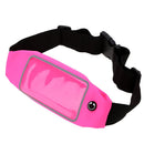 5.5 inch Touch Screen Waist Pack Pouch for Running Sports - Rose Red
