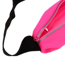 5.5 inch Touch Screen Waist Pack Pouch for Running Sports - Rose Red