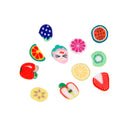 Pack of 1000 3D Nail Art Cane Slices Polymer Clay Stickers Tips DIY Decors