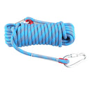 10M Strengthen Climbing Rope Rappelling Safety Rope - Sky Blue