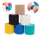 Outdoor Hiking Camping Accessory Body Care Treatment Self-Adhesive Bandage Tape Yellow