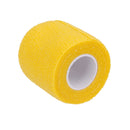 Outdoor Hiking Camping Accessory Body Care Treatment Self-Adhesive Bandage Tape Yellow