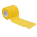 Outdoor Hiking Camping Accessory Body Care Treatment Self-Adhesive Bandage Tape Yellow