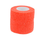 Outdoor Hiking Camping Accessory Body Care Treatment Self-Adhesive Bandage Tape Orange