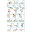 Outdoor Hiking Camping Accessory Body Care Treatment Self-Adhesive Bandage Tape Orange