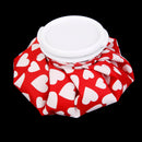Easy To use Cloth Ice Bag Stress Pain Reliever Injury Swelling Reducer Ice Bag Cap Sports Supplies 6Inch Heart Pattern