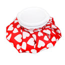 Easy To use Cloth Ice Bag Stress Pain Reliever Injury Swelling Reducer Ice Bag Cap Sports Supplies 6Inch Heart Pattern