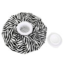 Cloth Ice Bag Pain Stress Neck Knee Head Swelling Pain Injury Reliever Sports Equipment 9Inch Zebra Pattern