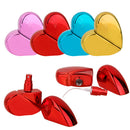 25ML Capacity Candy Heart Shape Refillable Spray Bottle Perfume Storage Holder Travel Lovers Gift Rose Red