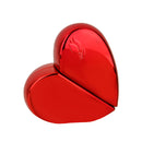 25ML Capacity Candy Heart Shape Refillable Spray Bottle Perfume Storage Holder Travel Lovers Gift Red