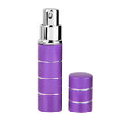Durable Lightweight Empty Perfume Bottle Pump Spray Travel Accessories Purple 10ML