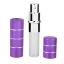Durable Lightweight Empty Perfume Bottle Pump Spray Travel Accessories Purple 10ML