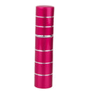 Travel Portable Refillable Perfume Atomizer Bottle Pump Spray Case Rose Red