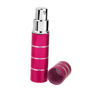 Travel Portable Refillable Perfume Atomizer Bottle Pump Spray Case Rose Red