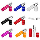 Travel Portable Refillable Perfume Atomizer Bottle Pump Spray Case Rose Red
