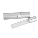 8ml Refillable Rotation Perfume Atomizer Empty Spray Bottle - Silver