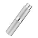8ml Refillable Rotation Perfume Atomizer Empty Spray Bottle - Silver