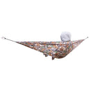 Portable Lightweight Convenient To Carry Hammock FOR Camping Hiking Travelling Picnic Backyards Camouflage 106 x 55 inch