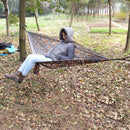 Portable Lightweight Convenient To Carry Hammock FOR Camping Hiking Travelling Picnic Backyards Camouflage 106 x 55 inch
