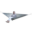 Portable Lightweight Convenient To Carry Hammock FOR Camping Hiking Travelling Picnic Backyards Gray 106 x 55 inch