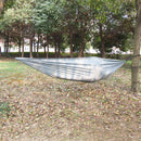Portable Lightweight Convenient To Carry Hammock FOR Camping Hiking Travelling Picnic Backyards Gray 106 x 55 inch