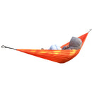 Portable Lightweight Convenient To Carry Hammock FOR Camping Hiking Travelling Picnic Backyards Orange 106 x 55 inch