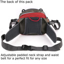 Army Green Portable Fly Fishing Fanny Waist Pack Tackle Gear Sling Bag Case