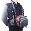 Army Green Portable Fly Fishing Fanny Waist Pack Tackle Gear Sling Bag Case