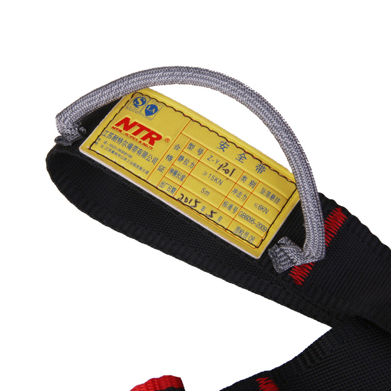 1 Set Rock Climbing Kit Safety Harness+Rappel Belay+ Carabiner+ 10M Rope