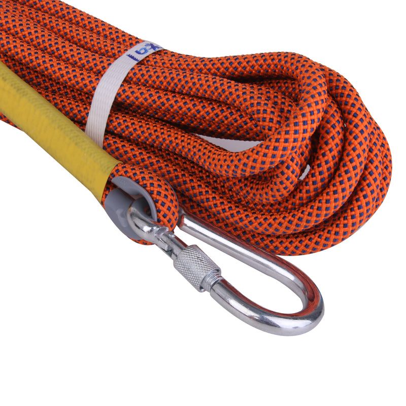 1 Set Rock Climbing Kit Safety Harness+Rappel Belay+ Carabiner+ 10M Rope