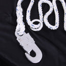 13MM Arborist Rock Tree Climbing Fall Arrest Harness Lanyard Rope Carabiner
