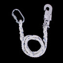 13MM Arborist Rock Tree Climbing Fall Arrest Harness Lanyard Rope Carabiner