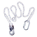 13MM Arborist Rock Tree Climbing Fall Arrest Harness Lanyard Rope Carabiner