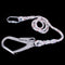 1.5M Positioning Lanyard & Carabiner Hook for Scaffold Climbing Safety Equip