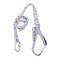 1.5M Positioning Lanyard & Carabiner Hook for Scaffold Climbing Safety Equip