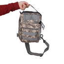 Outdoor Hiking Camping Shoulder Carry Backpack Camping Hiking Bag Pocket Charms Adjustable Shoulder Strap Bag - ACU Camo
