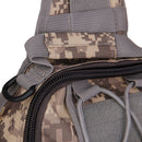 Outdoor Hiking Camping Shoulder Carry Backpack Camping Hiking Bag Pocket Charms Adjustable Shoulder Strap Bag - ACU Camo