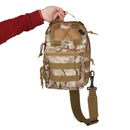 Outdoor Hiking Camping Shoulder Carry Backpack Camping Hiking Bag Pocket Charms Adjustable Shoulder Strap Bag - CP Camo