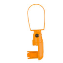 Plastic Adjustable Rear View Bike Bicycle Handlebar Mirror Yellow 7.6 x 5.3cm