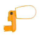 Plastic Adjustable Rear View Bike Bicycle Handlebar Mirror Yellow 7.6 x 5.3cm