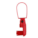 Plastic Adjustable Rear View Bike Bicycle Handlebar Mirror Red 7.6 x 5.3cm