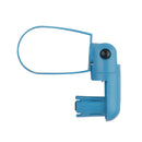 Plastic Adjustable Rear View Bike Bicycle Handlebar Mirror Blue 7.6 x 5.3cm