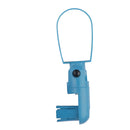 Plastic Adjustable Rear View Bike Bicycle Handlebar Mirror Blue 7.6 x 5.3cm