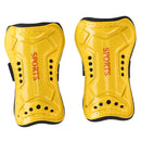 1 Set of Soft Comfortable Shin Guards Soccer Protective Football Pads Leg Protective Basketball Training Equipment For Kids Adults Yellow