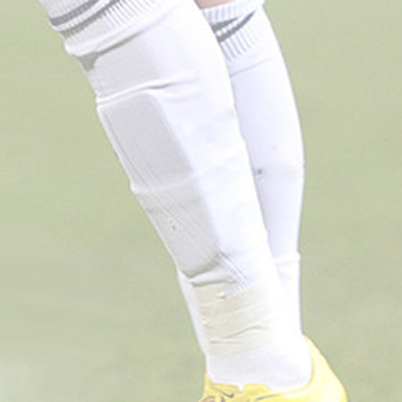 1 Set of Soft Comfortable Shin Guards Soccer Protective Football Pads Leg Basketball Training Equipment Red