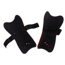 1 Set of Soft Comfortable Shin Guards Soccer Protective Football Pads Leg Basketball Training Equipment Red