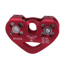 Double Sheaves Climbing Arborist Cable Trolley Pulley Rigging Rescue Equip