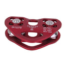 Double Sheaves Climbing Arborist Cable Trolley Pulley Rigging Rescue Equip