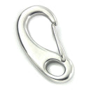 2pcs Stainless Steel Snap Clip Hiking Camping Climbing Spring Hook Buckle Carabiner