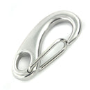 2pcs Stainless Steel Snap Clip Hiking Camping Climbing Spring Hook Buckle Carabiner